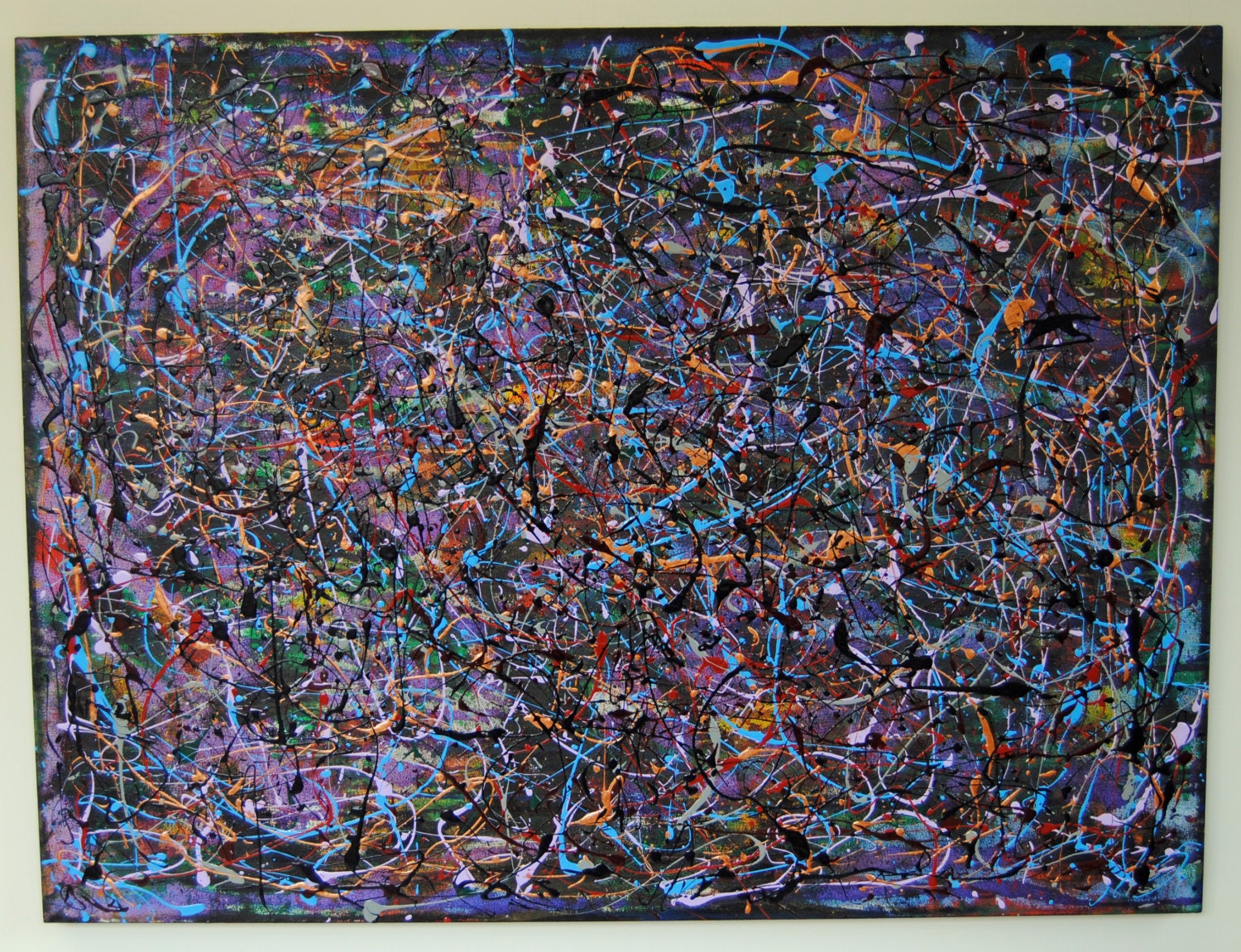 36X48X11/2 acrylic on canvas.large beautiful painting with great texture