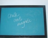 Recycled Framed Magnetic Chalkboard