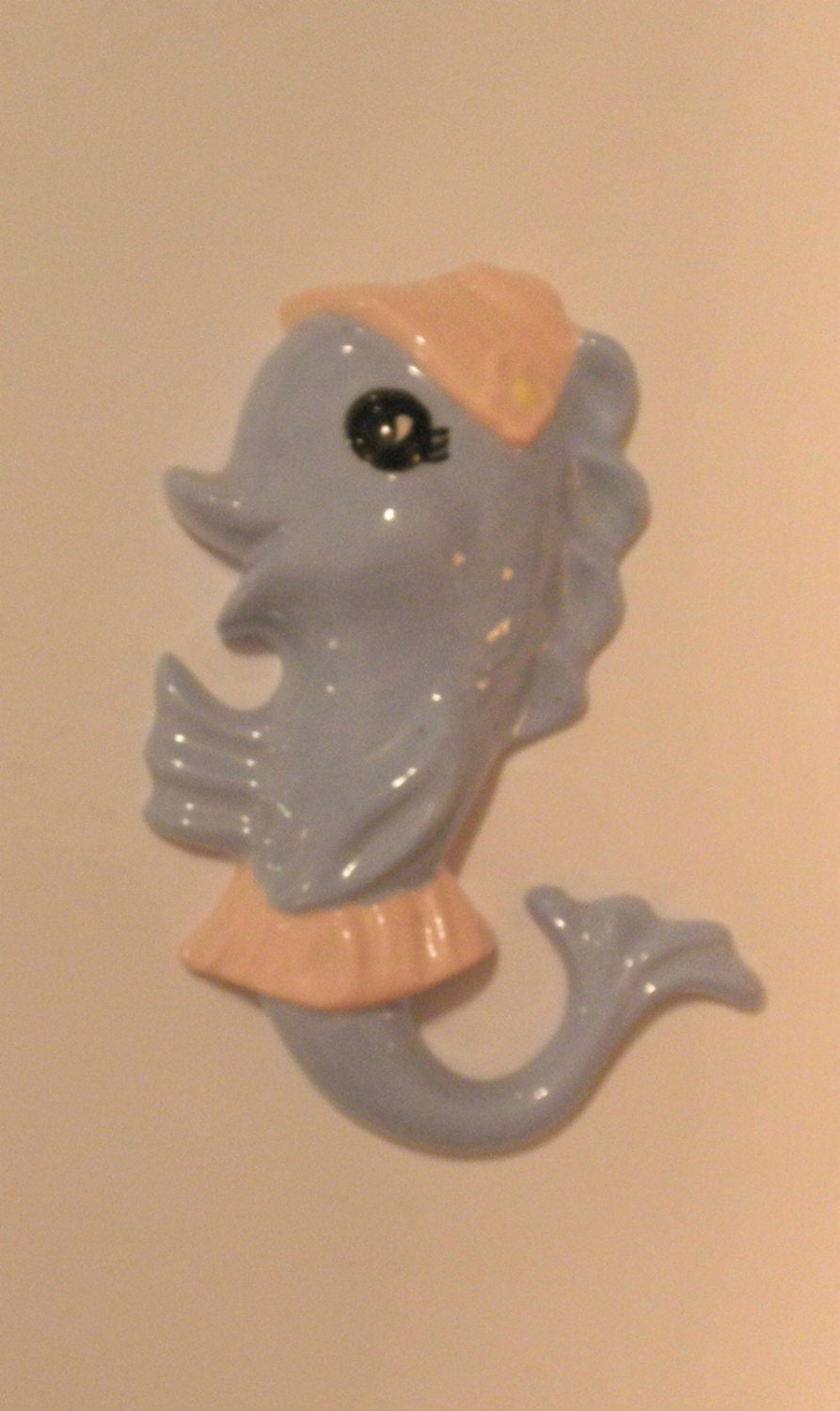 Vintage Trio FISH FAMILY Ceramic Wall Plaque Hanging BATHROOM Decor