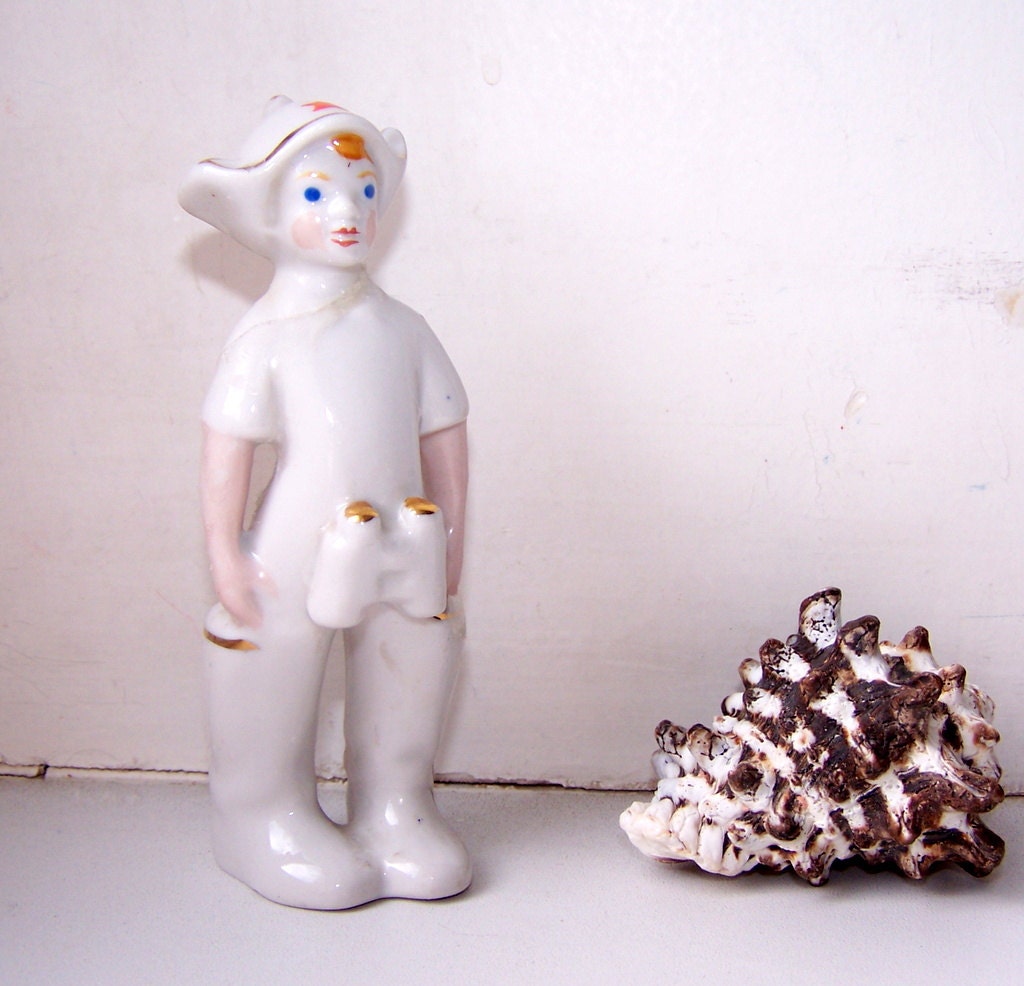 Soviet Vintage Doll Souvenir. Little Soviet Army Soldier. Home Decor or Assemblage