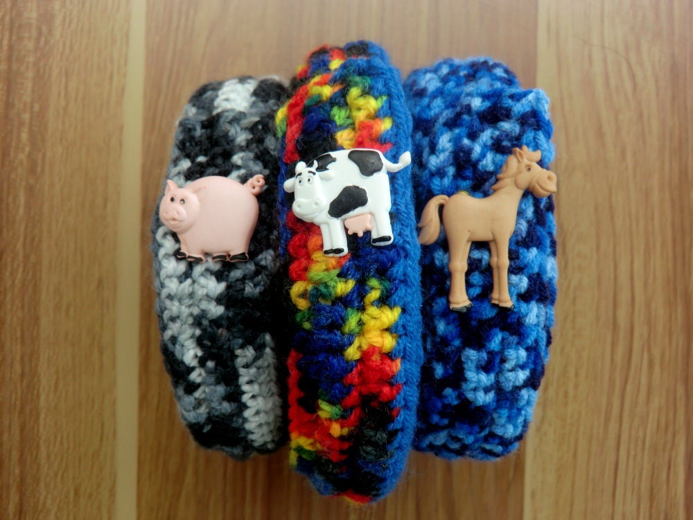Farm - Schneckenband (Snail ribbon)  Set of 3 - Waldorf toy
