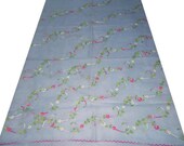 Pure Cotton Vintage Saree Used Wrap Home Decor Scrap Sewing Recycled Floral Fabric Women Dress Embroidered Crafted Summer Wear Sari