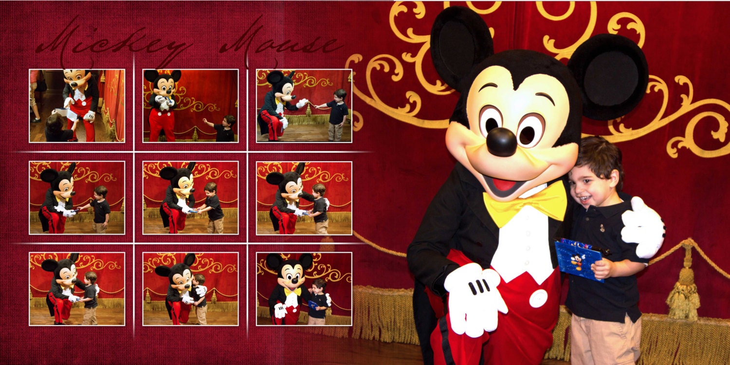 Custom 8x8 Disney Friends Photo Book.