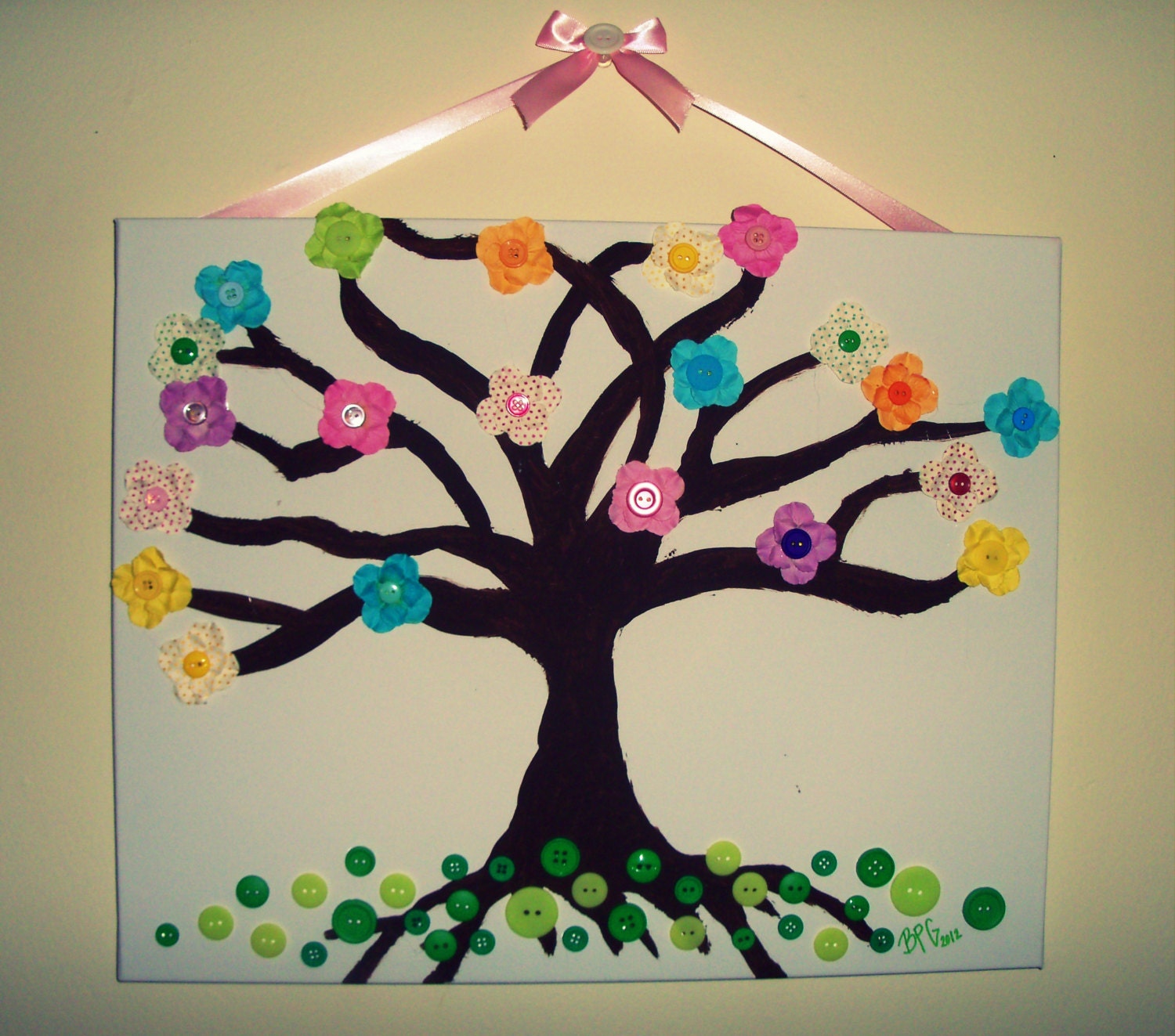 HANDMADE NURSERY ART - Adorable decor for baby, great gift for newborn, unique artwork, boys and girls, custom