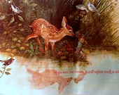Vintage Laminated Beauty Poster