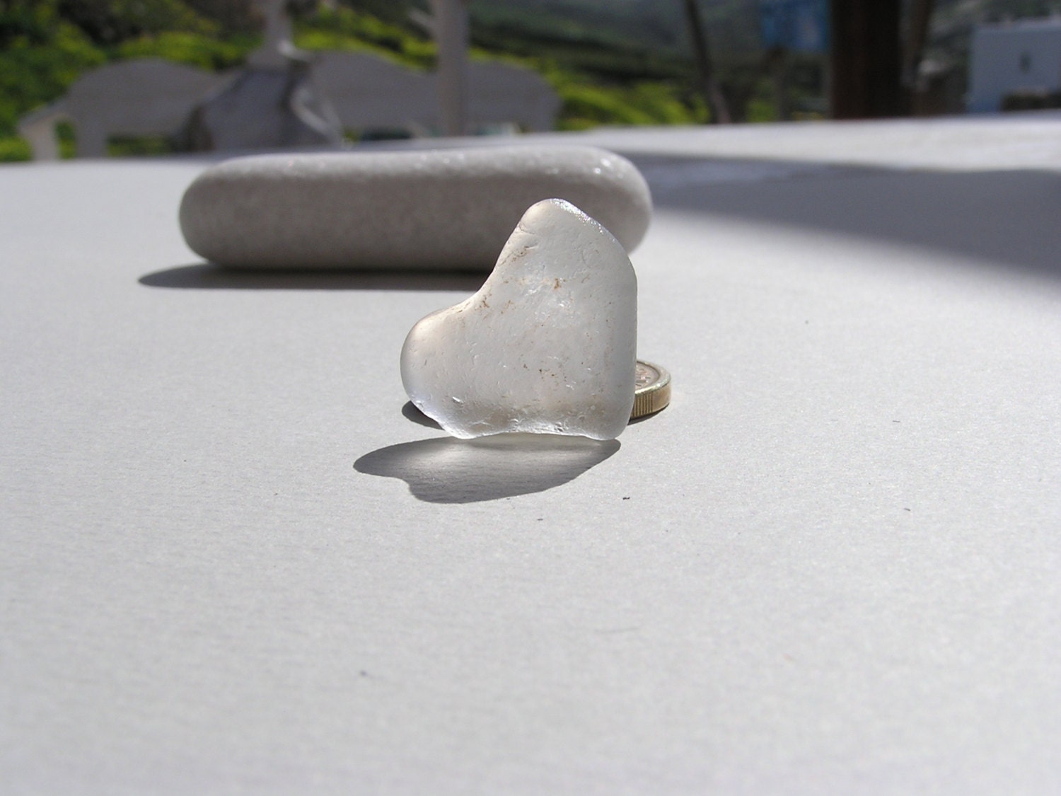 Heart shape Sea Glass, sea pottery jewellery,sea glass pottery,sea glass beads, Unique pieces of the Mediterranean sea