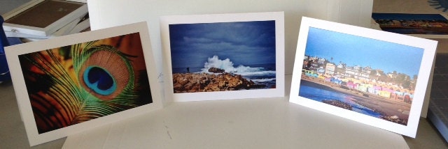 3 Handmade Photo Note Cards - choose from any of my photos - greeting cards, paper goods, home decor