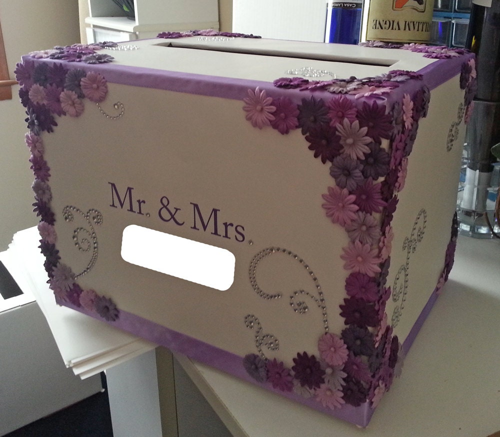 Customized Wedding Card Box