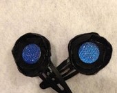 Unique, one of a kind, handmade flower barrettes.