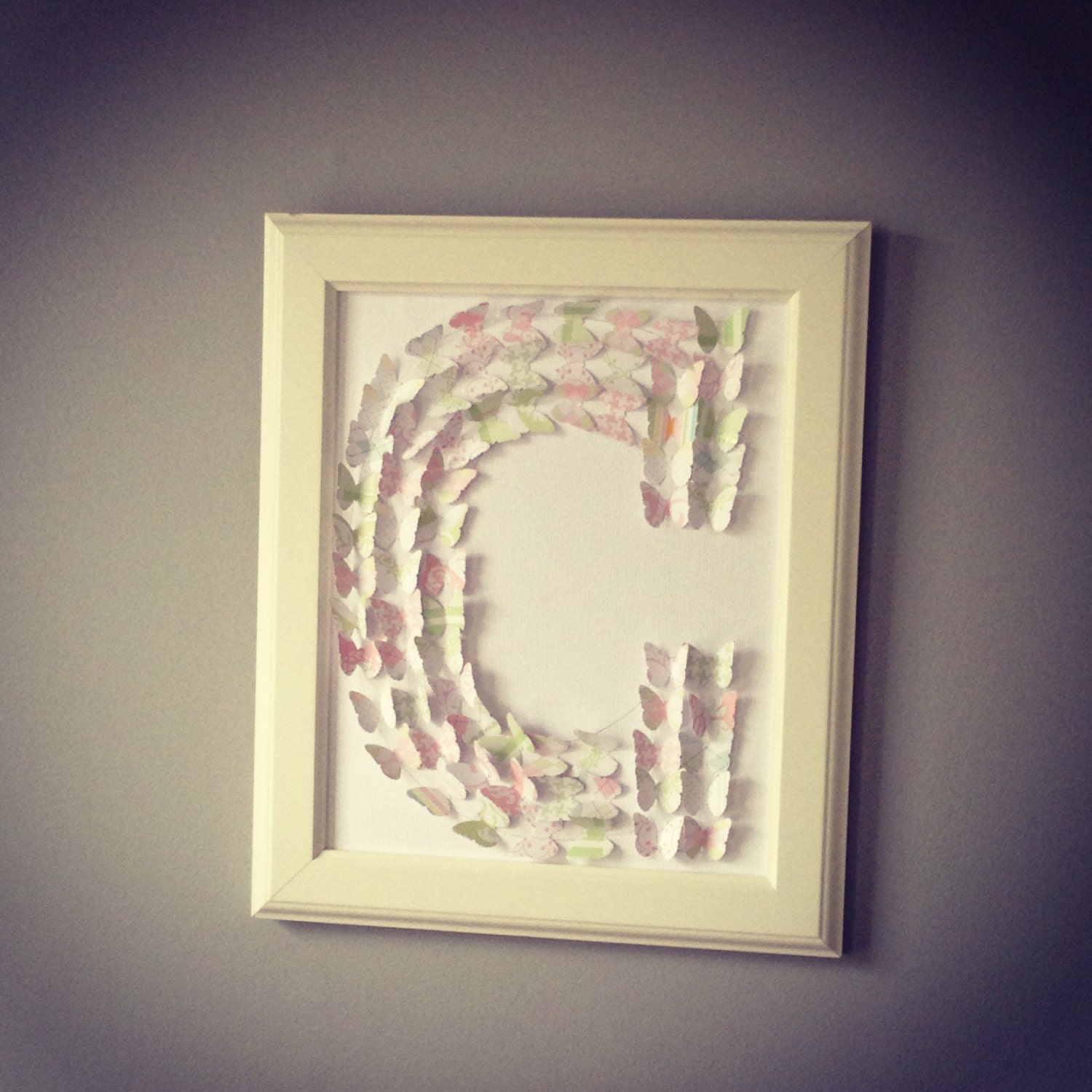 3D Butterfly Initial Artwork