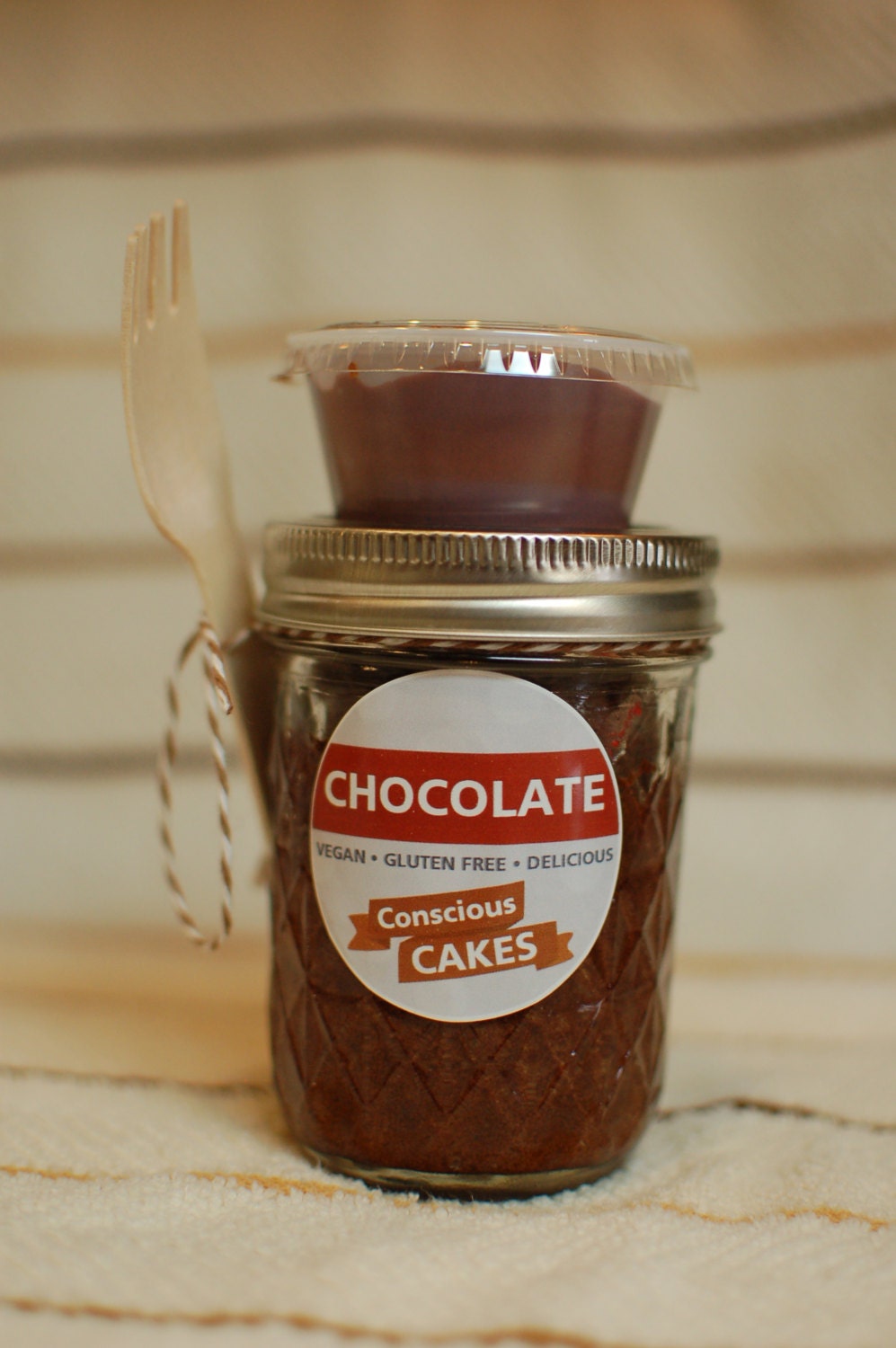 Half Pint Vegan, Gluten Free Chocolate Cupcake Jar