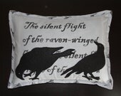 Handmade applique pillow