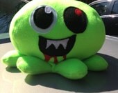 Zombie octopus plush 8in