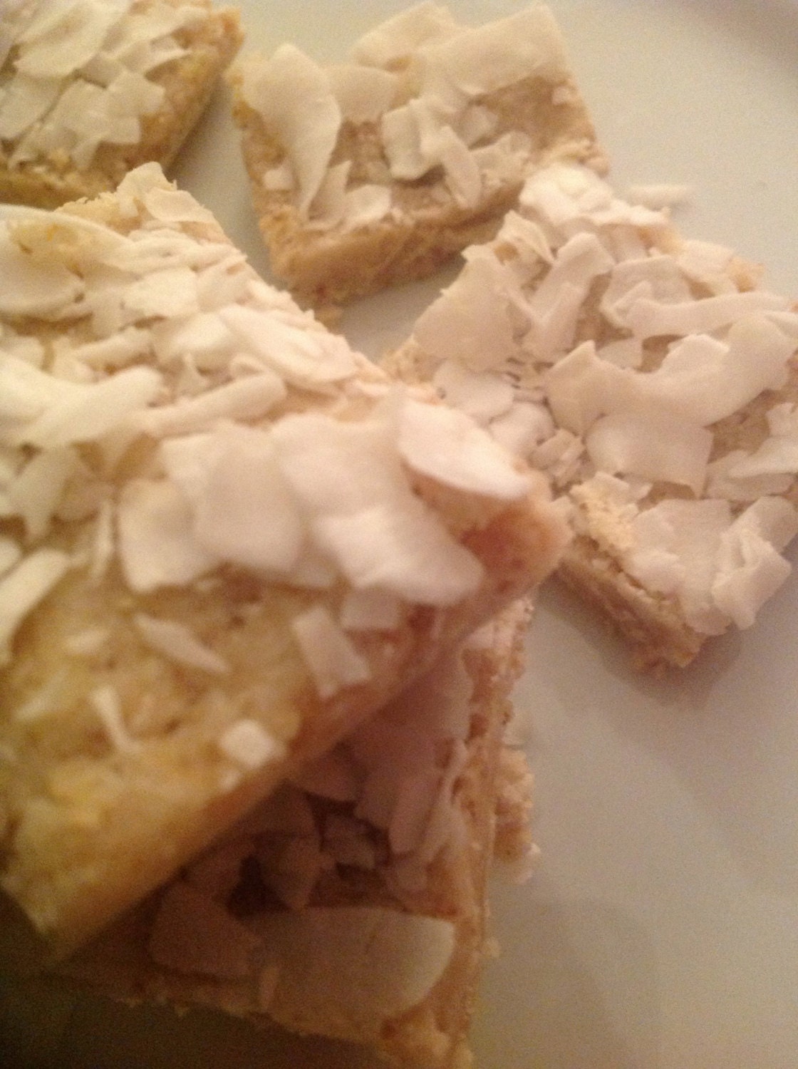 10 Sweet Vanilla Coconut Blondies Organic Raw Vegan Paleo Gluten Free - HillarysSuperfoods