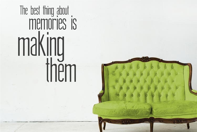 making memories lettering wall decal decorative new wall stickers art diy deco