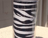 Customized glitter starbucks stainless steel tumbler 
