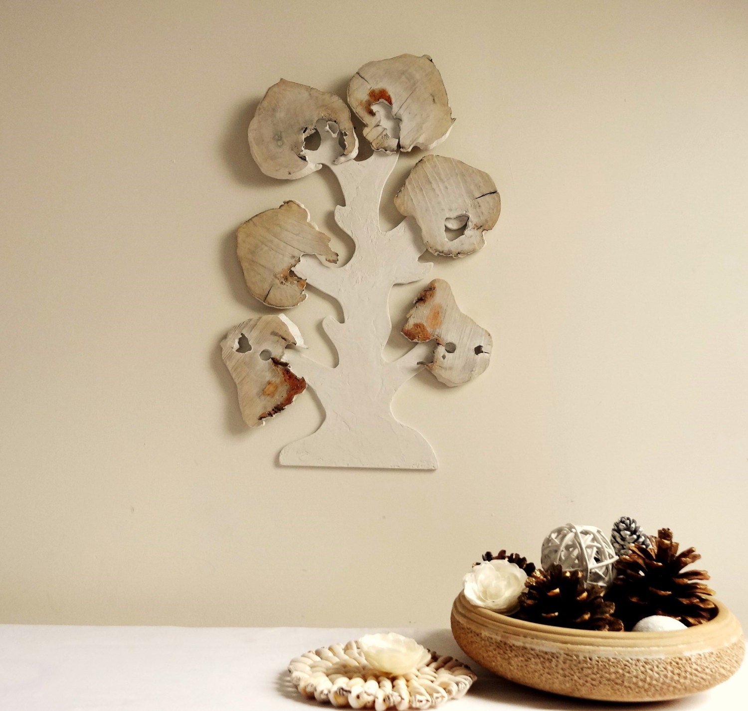 Tree Slice Wall Hanging Tree Rustic Wood Art Home Decor