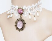 Gothic bow necklace bohemian Vintage jewelry elegant choker necklace Party neckalces