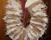 Burlap Country Wreath