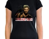 The Walking Dead T Shirt Daryl Dixon Television Series Season Women Black Tee Shirt S,M,L,XL,XXL