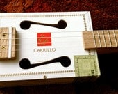 White Carrilo Cigar Box Ukulele