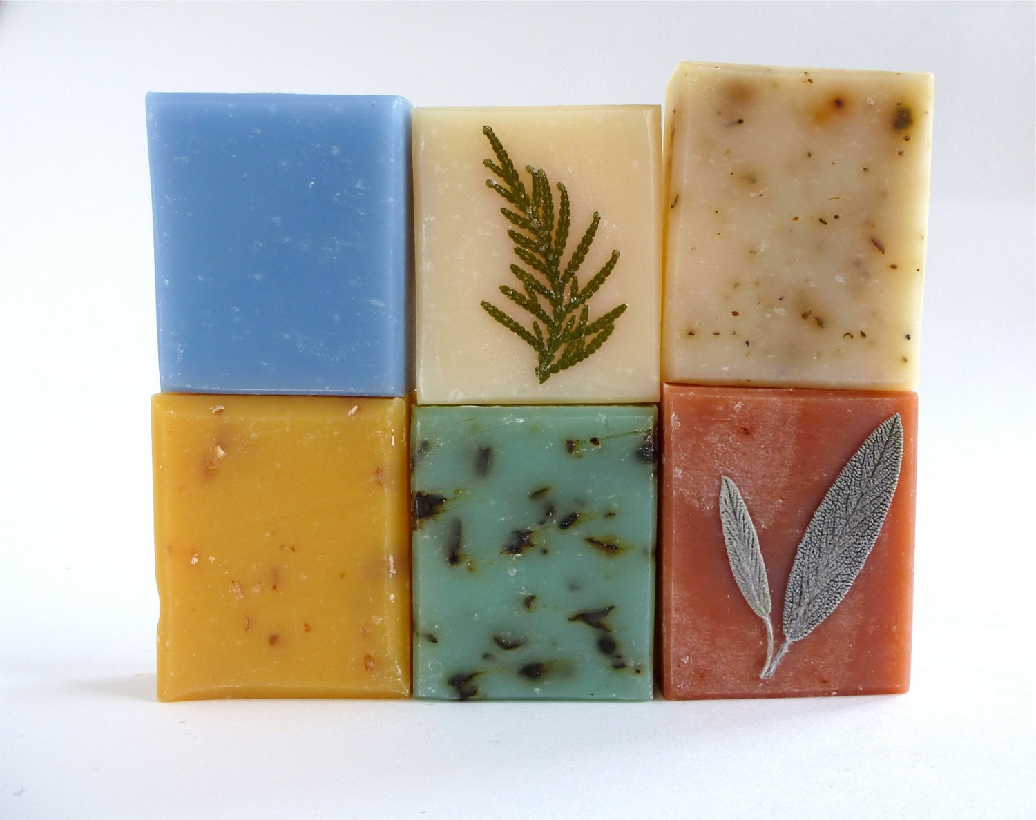 6 Soap Gift Set - All Natural Olive Oil Soap, Essential oil Soap, Hand Crafted Soap.