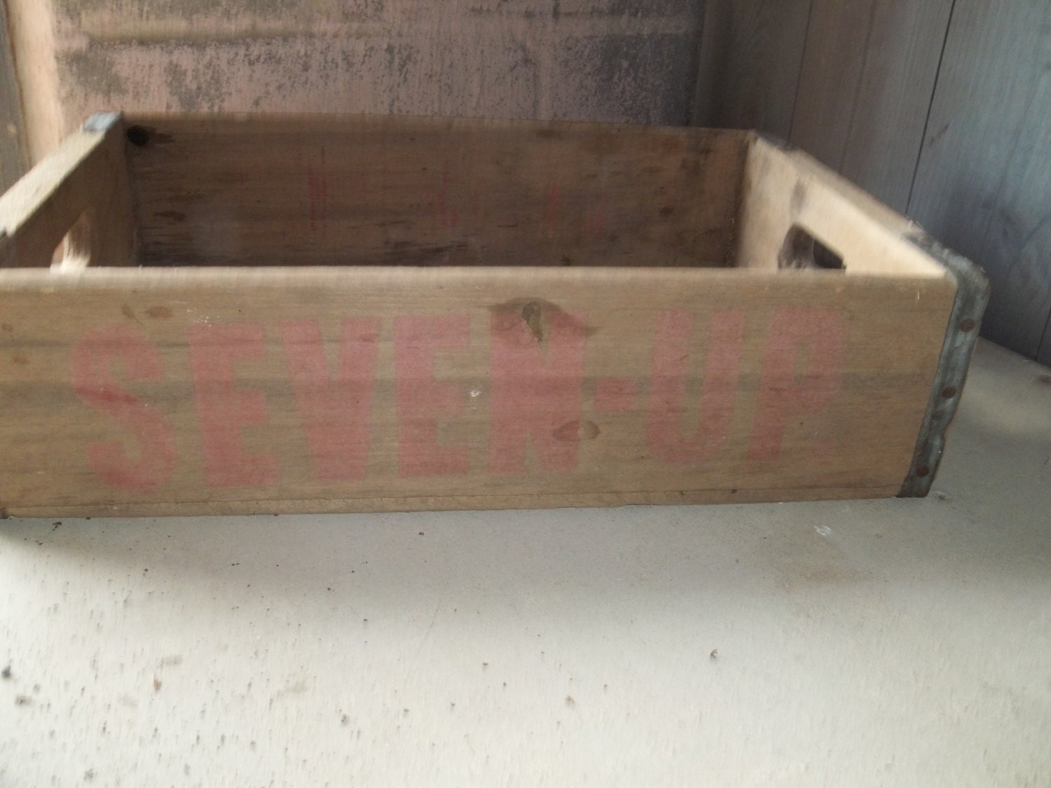 Vintage 7UP Seven Up Soda Pop Crate