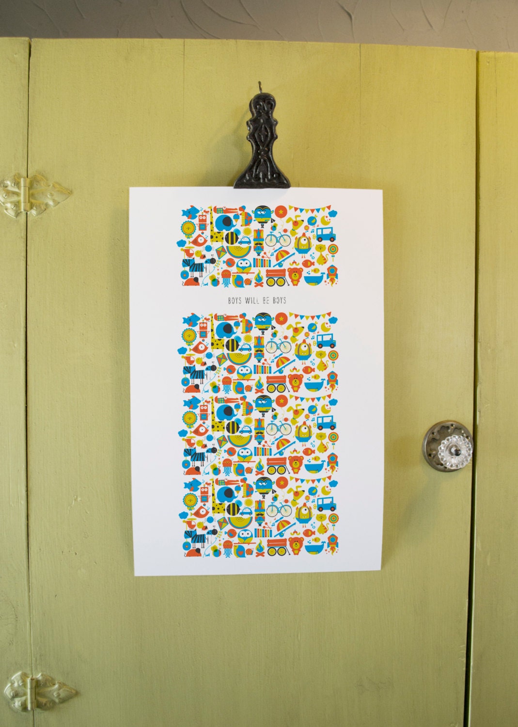 11x17 "Boys will be boys" Print