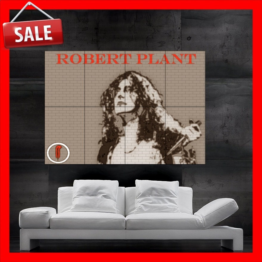 Robert Plant Led Zeppelin Poster Print Wall Art huge giant photo big parts  HH10182 S2