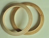 3pcs Wood Bracelet Unfinished Natural Wood Bracelet - No Varnish & No Lacquer 66mm MT233