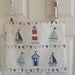 Tote bag, nautical, lighthouse, sailing, bunting, beach hut.