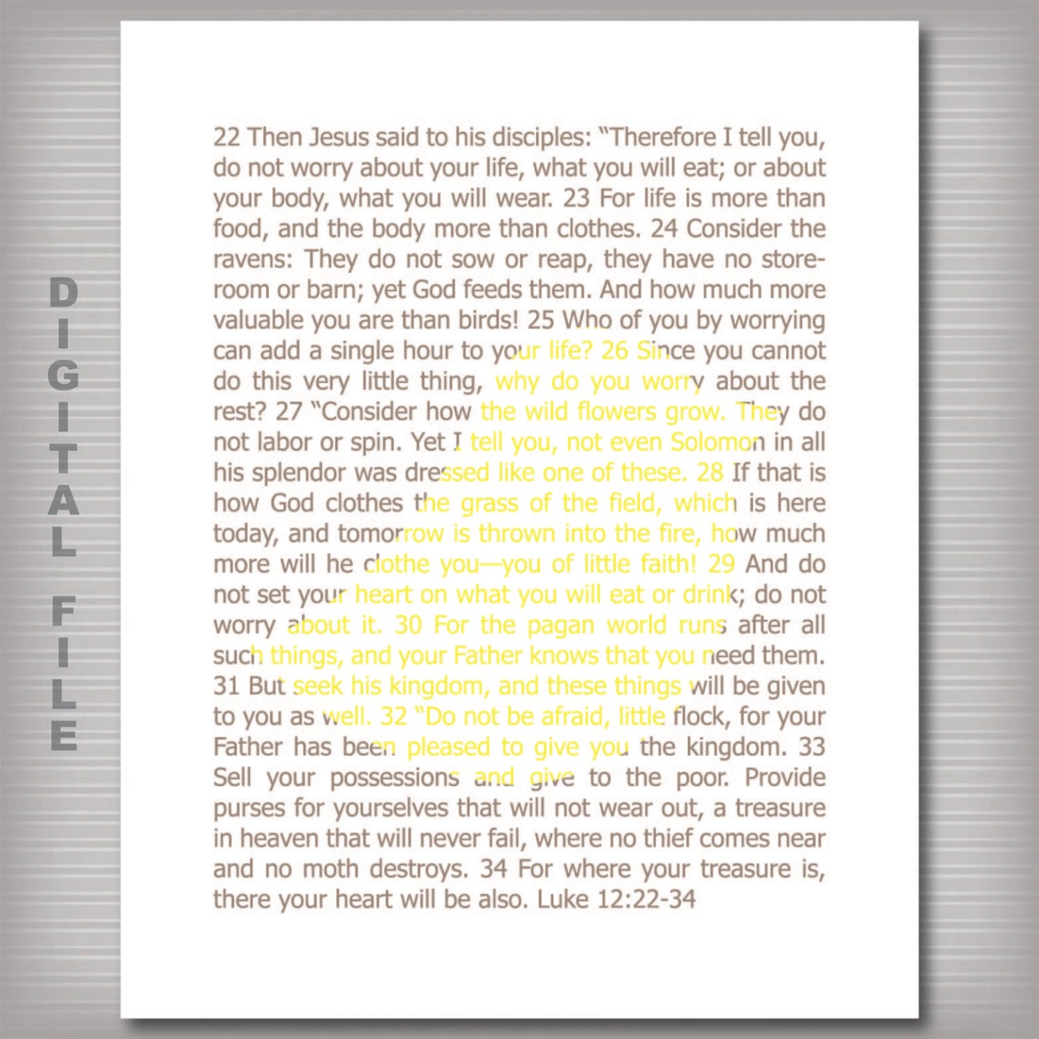 More Valuable Than Birds - Printable 8x10