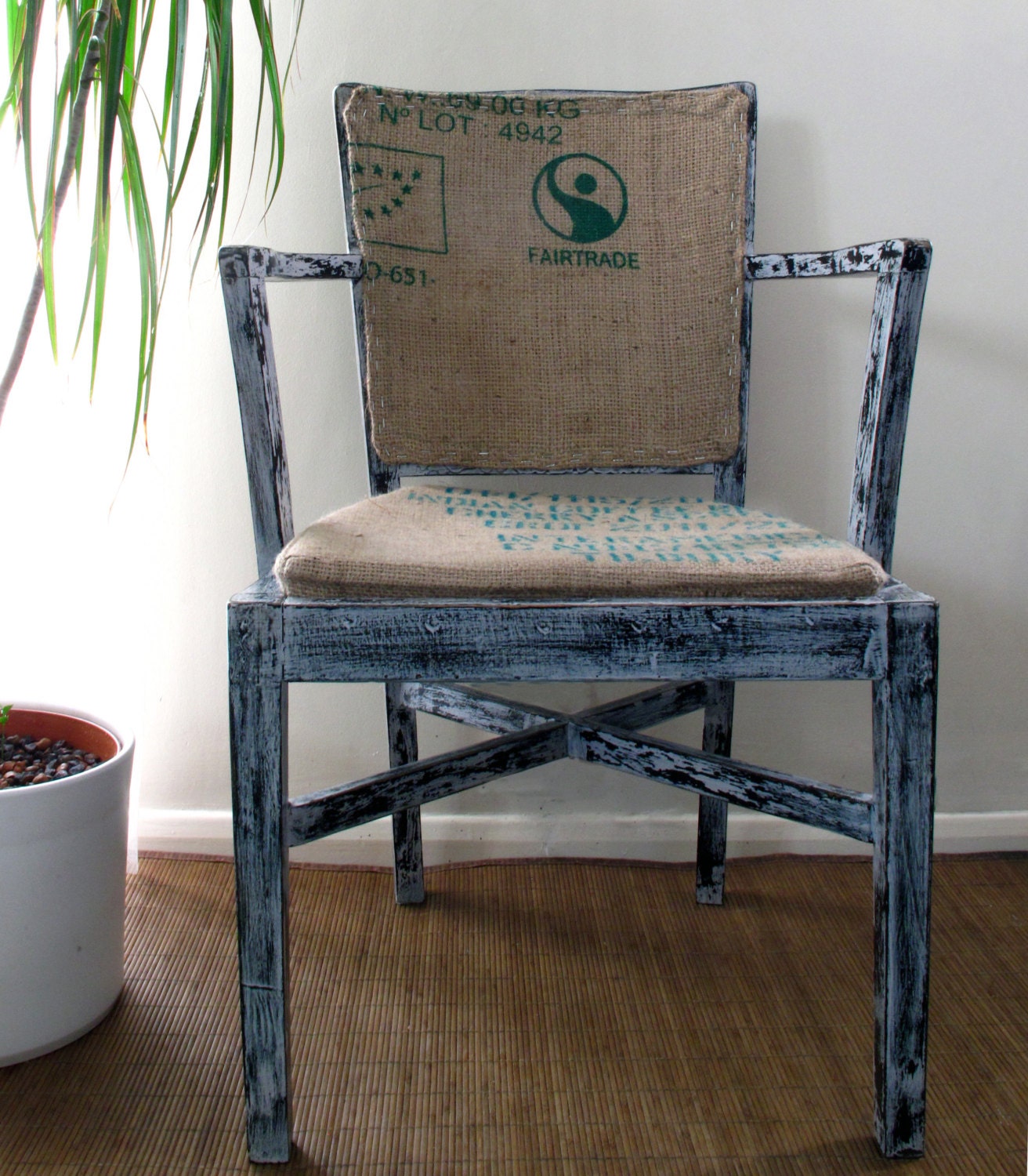 Vintage Lounge Bedroom Refurbished Chair