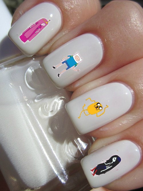 Adventure Time Nail Decals