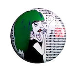 Green Hair Girl Mirror