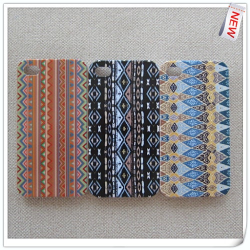 Iphone 4 case, Iphone 4S case, Plastic Design, Handmade, Cute Rock Punk ,Birthday Gift ,Silicone, simple chevron tribal pattern primitive