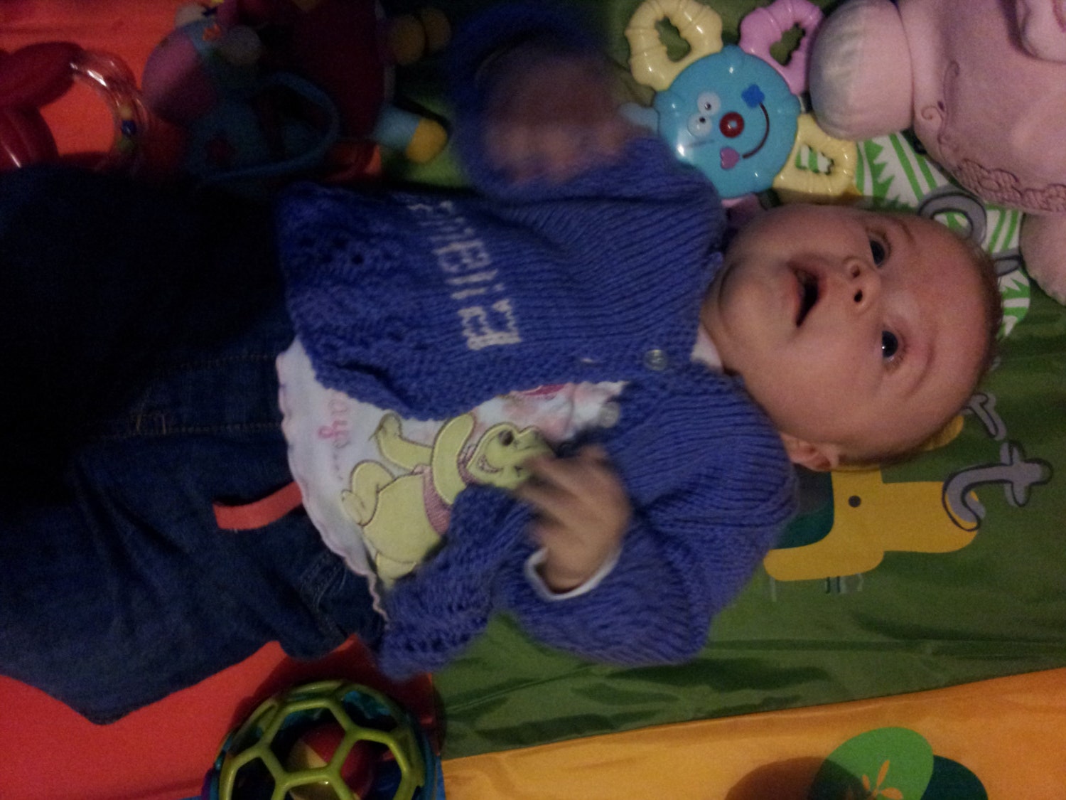 Personalised cardigan
