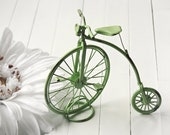 Desk Decor / Metal Bike Decor / Home Decorations / Bicycle Decor / Home Decorating / Shelf Decor / Penny Farthing / Fathers Day Gift