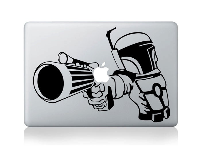 Star wars boba fett- Macbook Decal Macbook Stickers Mac Decals Apple Decal for Macbook Pro Air / iPad / iPhone