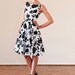 Elegance Dress - 1950s inspired cotton dress