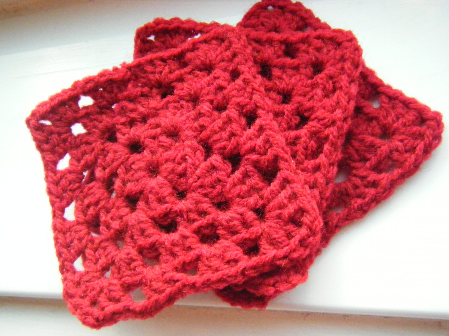 Set of 3 woolly coasters