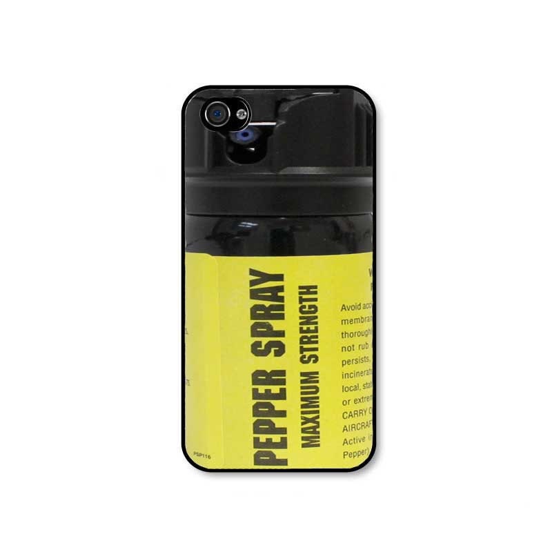 Pepper spray Defense Spray - iphone 4 case - iphone 4s cover - pepper sprey iphone 4 and 4s - defense spray iphone case