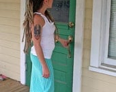 Summer sun vertical vintage knit maxi dress or skirt