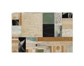 Sunstroke - Collage on Book Cover - Original Paper Collage by Suzanna Scott