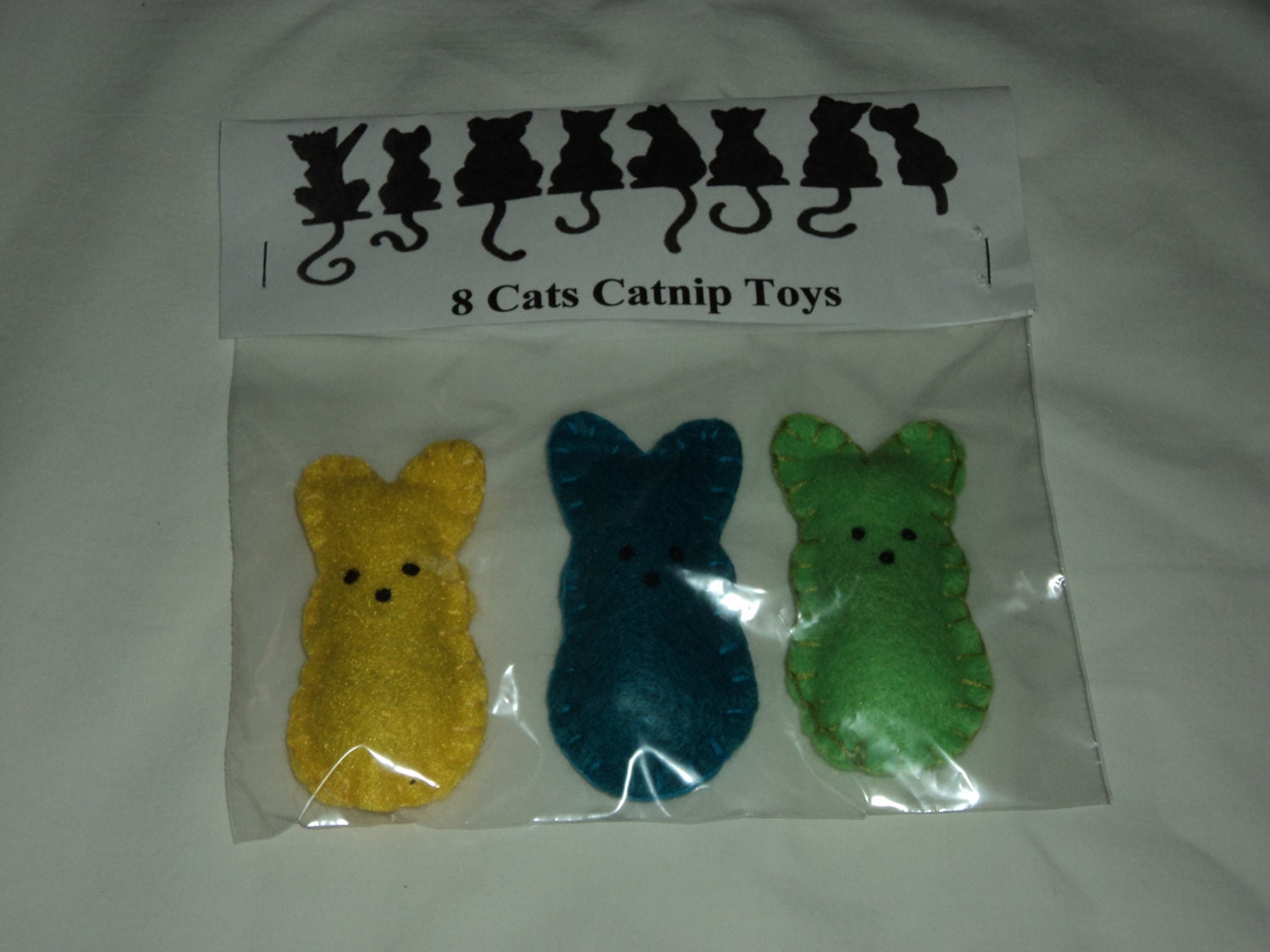 Easter Bunny Peeps Organic Catnip toys