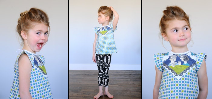 milkshake print baby toddler cotton top OR dress