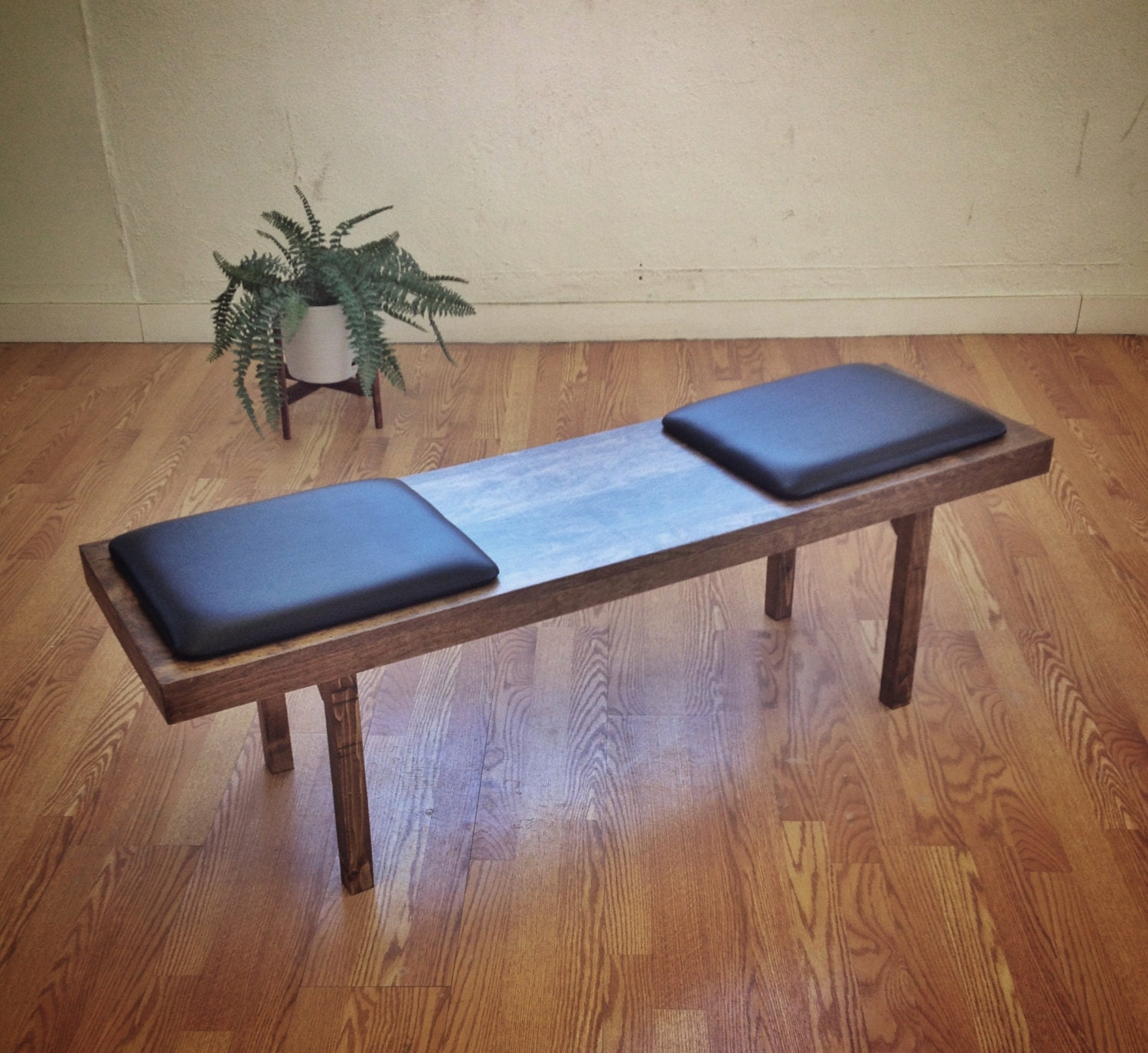 Olson Platform Bench - Mid Century Modern Furniture Design