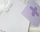 The Cross Personalized Stationery Card and Envelope - Set of 10
