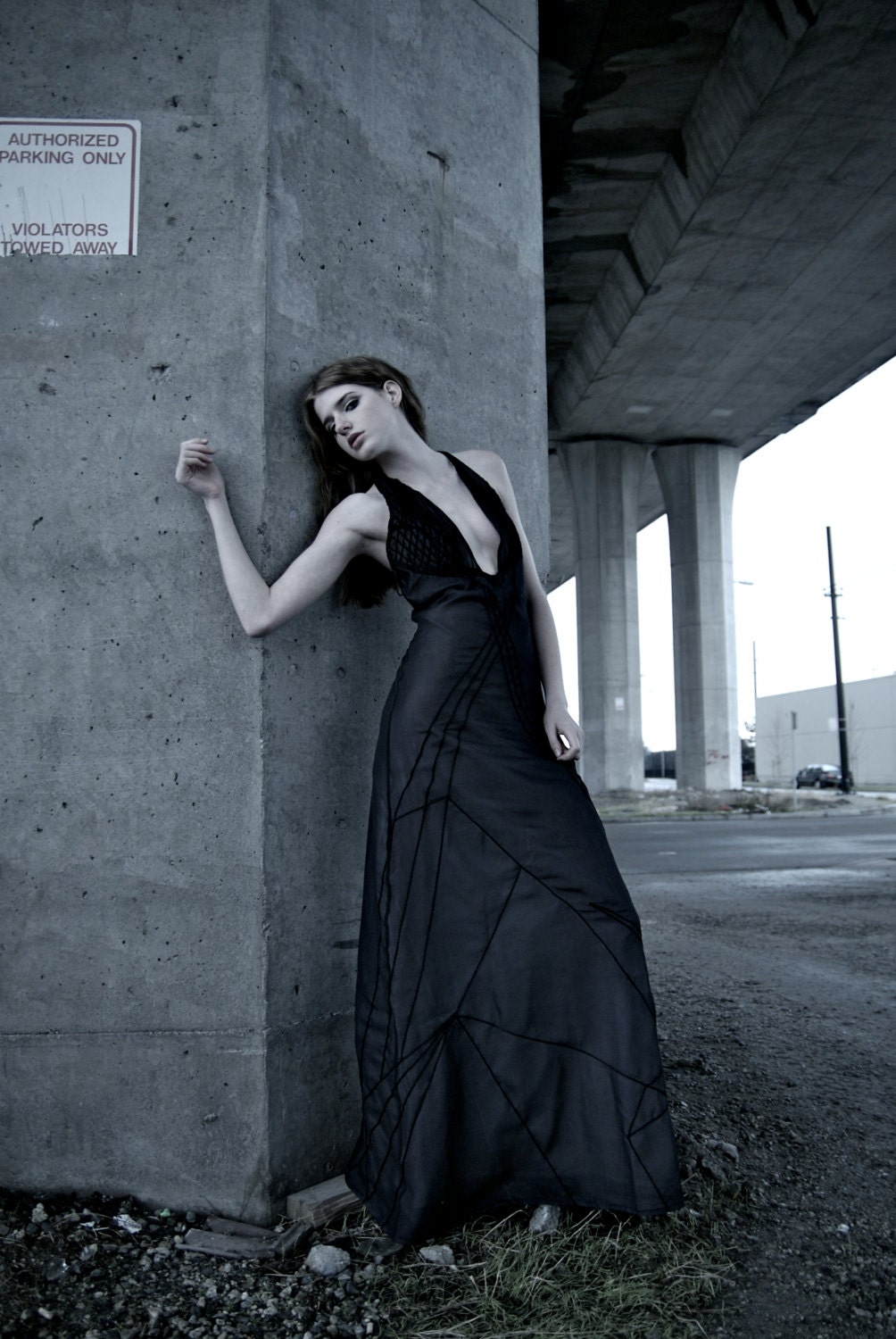 Corded Evening Gown