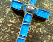 Azure Blue Confirmation Cross